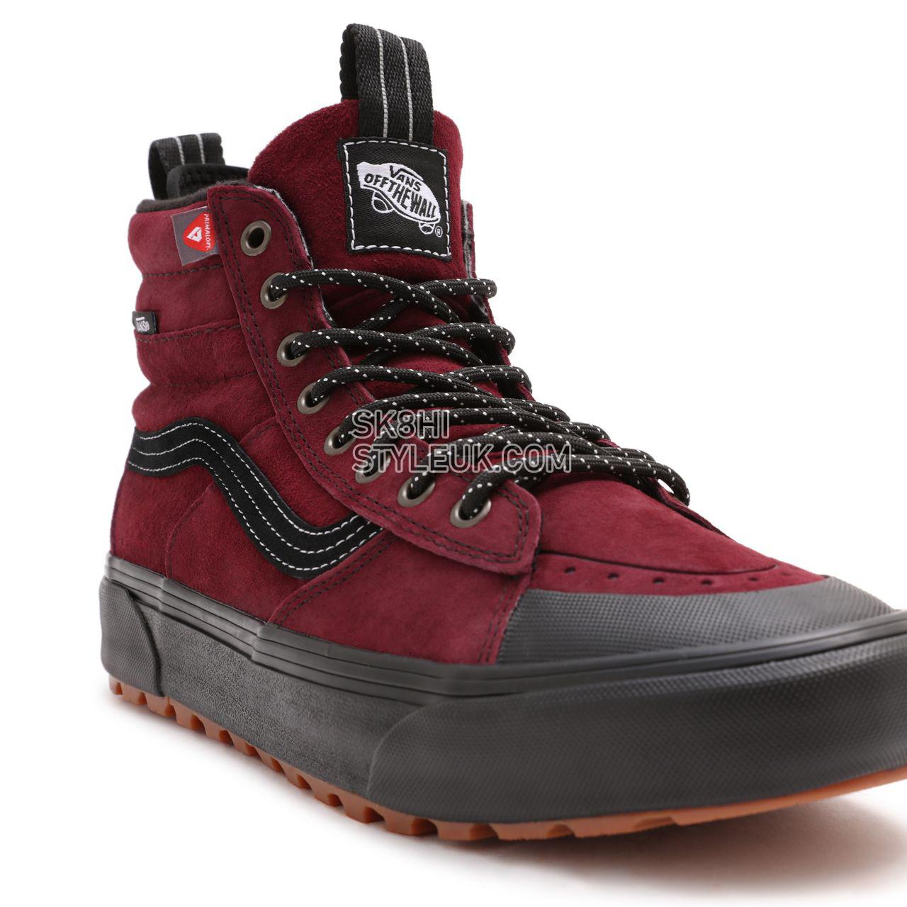 Vans Sk8-Hi MTE-2 Red Classic Mens Womens - Port Royale/Black VN0A5HZZ5U8 Shoes