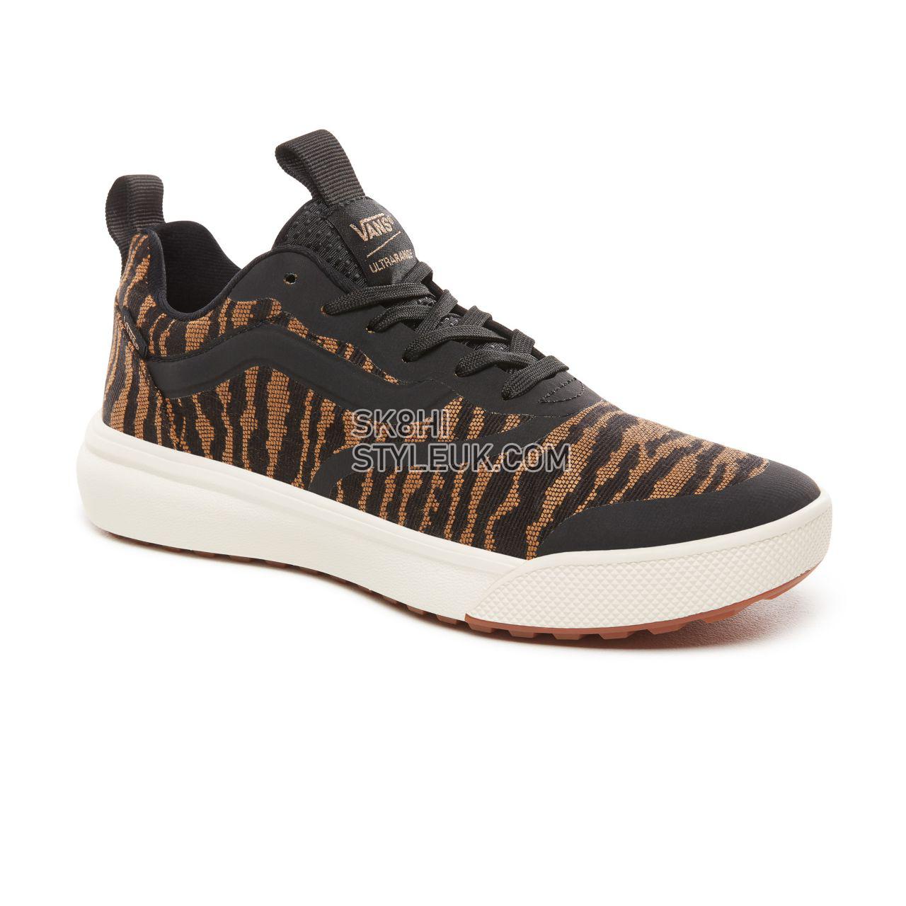 Vans Woven Tiger Ultrarange Rapidweld Classic Mens Womens - (Woven Tiger) Black VN0A3MVUUR3 Shoes