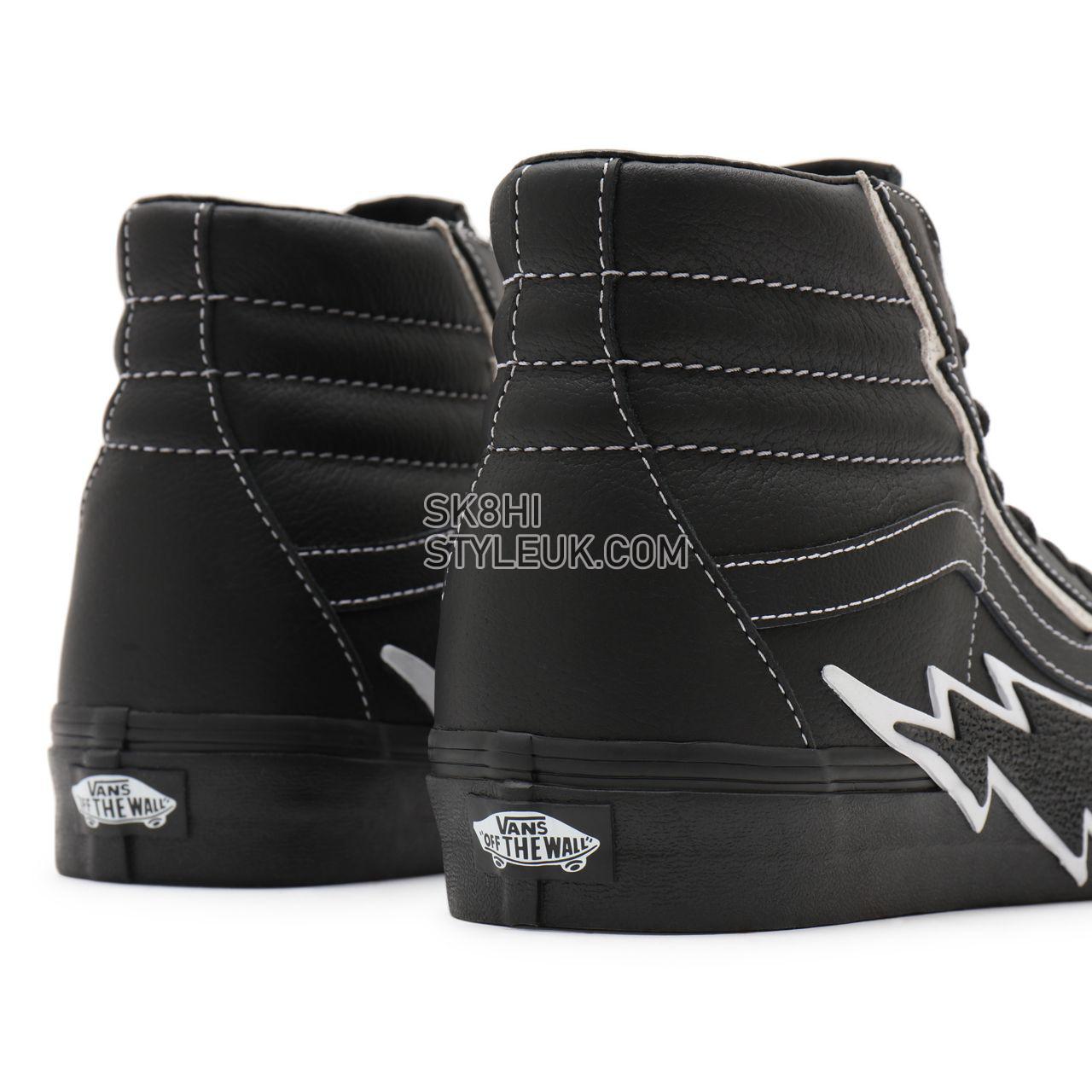 Vans Sk8-Hi Bolt Black Classic Mens Womens - Black/Black VN0A5JIVBKA Shoes