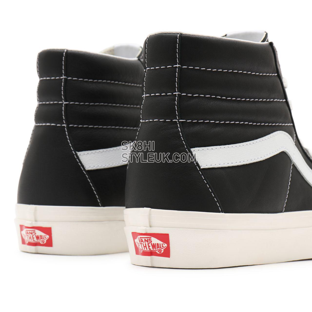 Vans Anaheim Factory Sk8-Hi 38 DX Black Classic Mens Womens - (Anaheim Factory) black/leather VN0A38GF103 Shoes