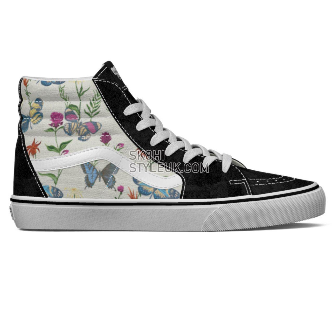 Vans Sk8-Hi Butterfly White Classic Mens Womens - MARSHMALLOW/TRU VN0A5HXVUC0 Shoes