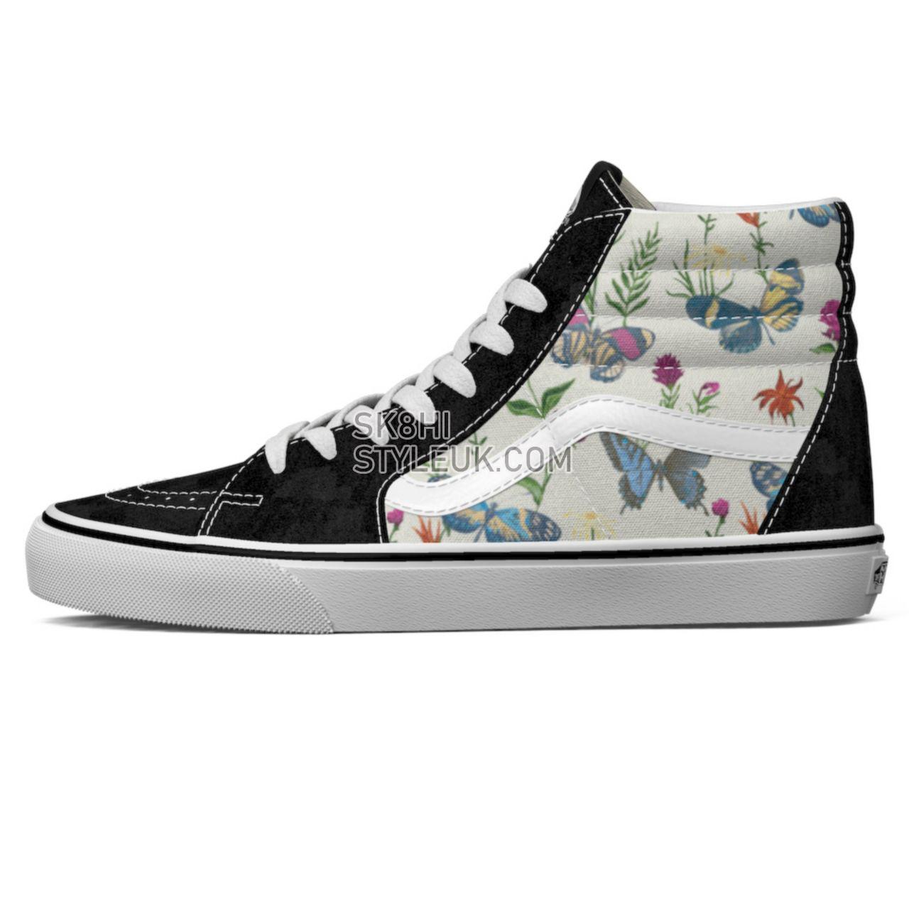 Vans Sk8-Hi Butterfly White Classic Mens Womens - MARSHMALLOW/TRU VN0A5HXVUC0 Shoes