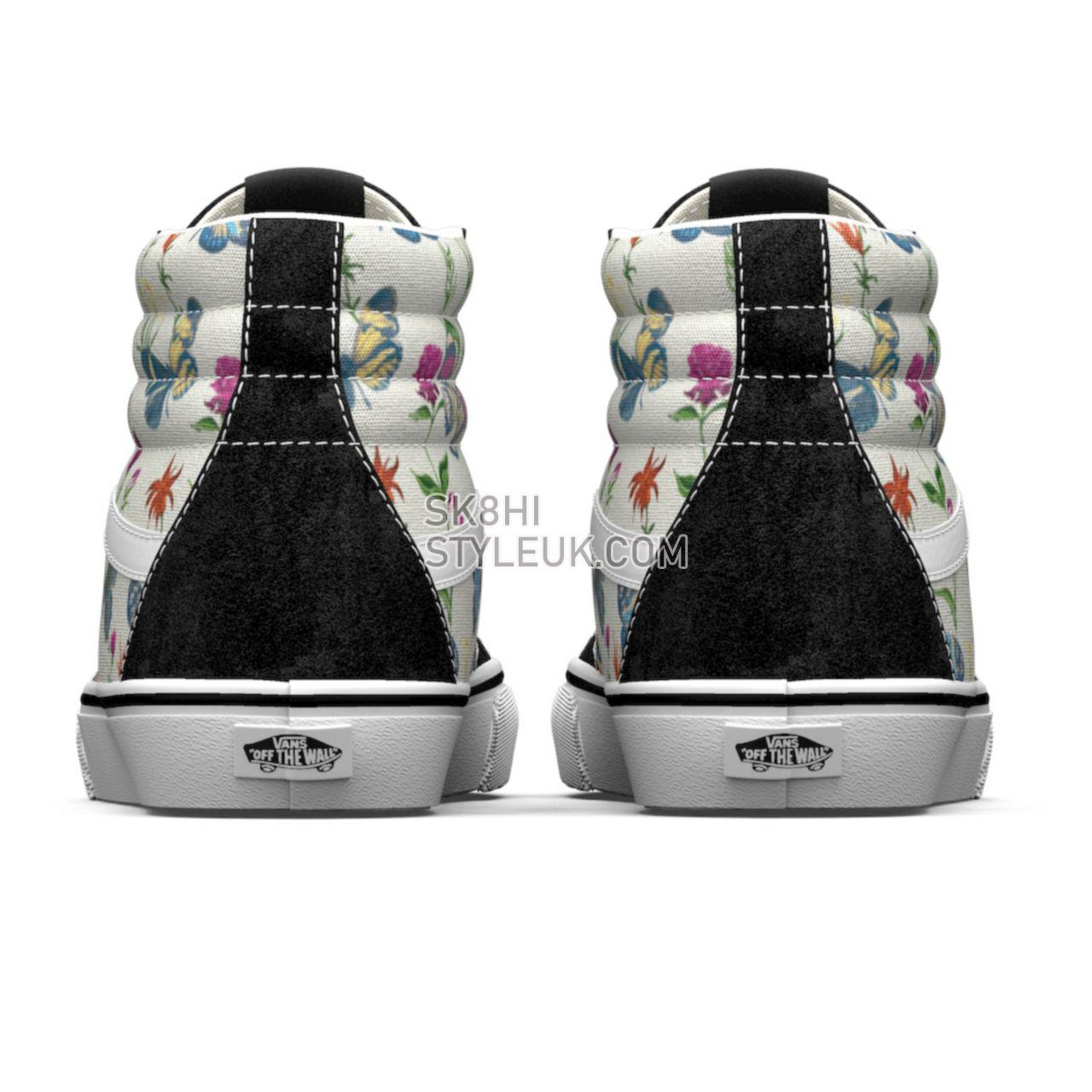 Vans Sk8-Hi Butterfly White Classic Mens Womens - MARSHMALLOW/TRU VN0A5HXVUC0 Shoes