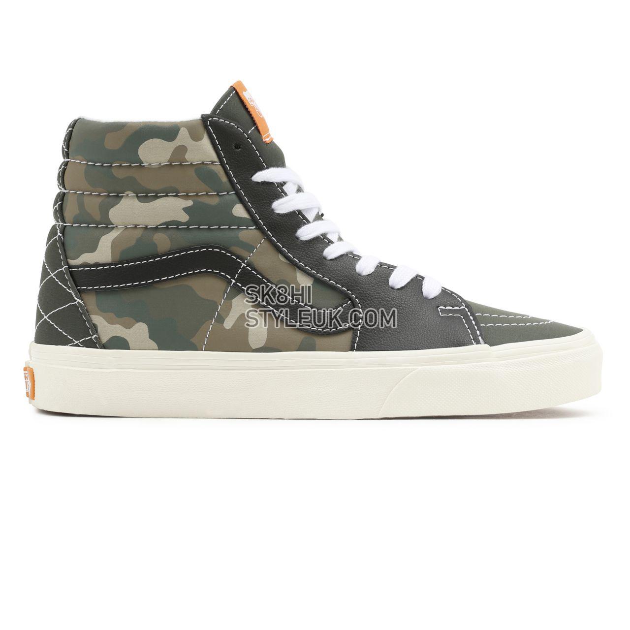 Vans Mixed Utility Sk8-Hi Green Classic Mens Womens - (Mixed Utility) Camo/Multi VN0A5JMJA57 Shoes