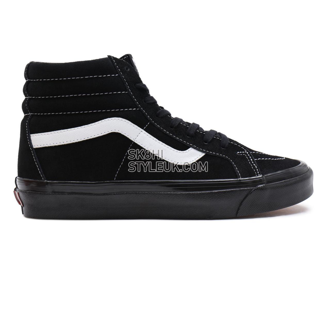 Vans Anaheim Factory Sk8-Hi 38 DX Black Classic Mens Womens - (Anaheim Factory) og black white/og black VN0A38GF9XN Shoes