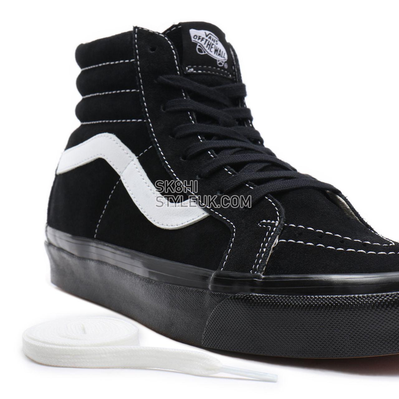 Vans Anaheim Factory Sk8-Hi 38 DX Black Classic Mens Womens - (Anaheim Factory) og black white/og black VN0A38GF9XN Shoes