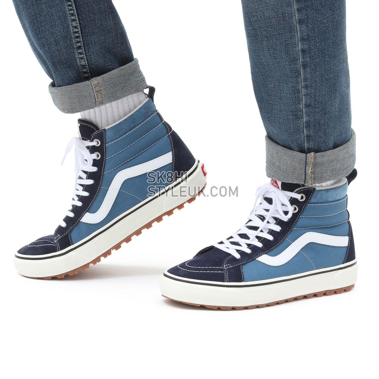 Vans Sk8-Hi MTE-1 Blue Classic Mens Womens - Navy/Navy VN0A5HZYNNY Shoes