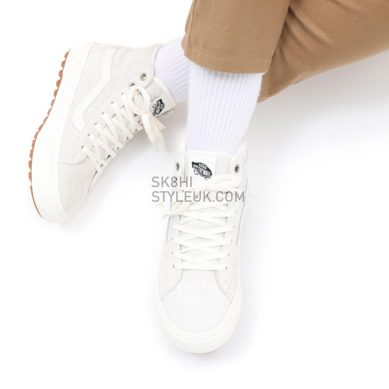 Vans Sk8-Hi MTE-1 White Classic Mens Womens - Marshmallow/Marshmallow VN0A5HZYQC5 Shoes