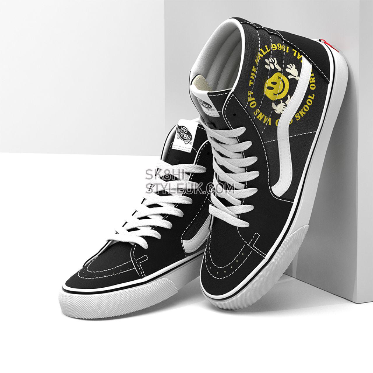 Vans Better Day Sk8-Hi Black Classic Mens Womens - (Better Day) black/true white VN0A5HXV936 Shoes