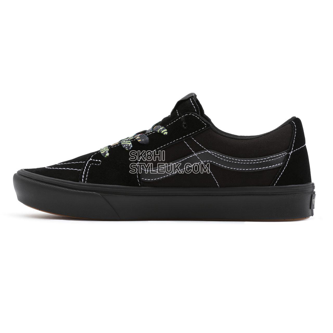 Vans Speed Lacer ComfyCush Sk8-Low Black Classic Mens Womens - (Speed Lacer) black/black VN0A4UVC9LC Shoes