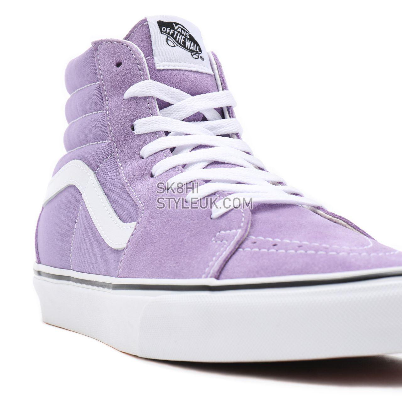 Vans Sk8-Hi Lilac Classic Mens Womens - chalk violet/true white VN0A32QG9GD Shoes