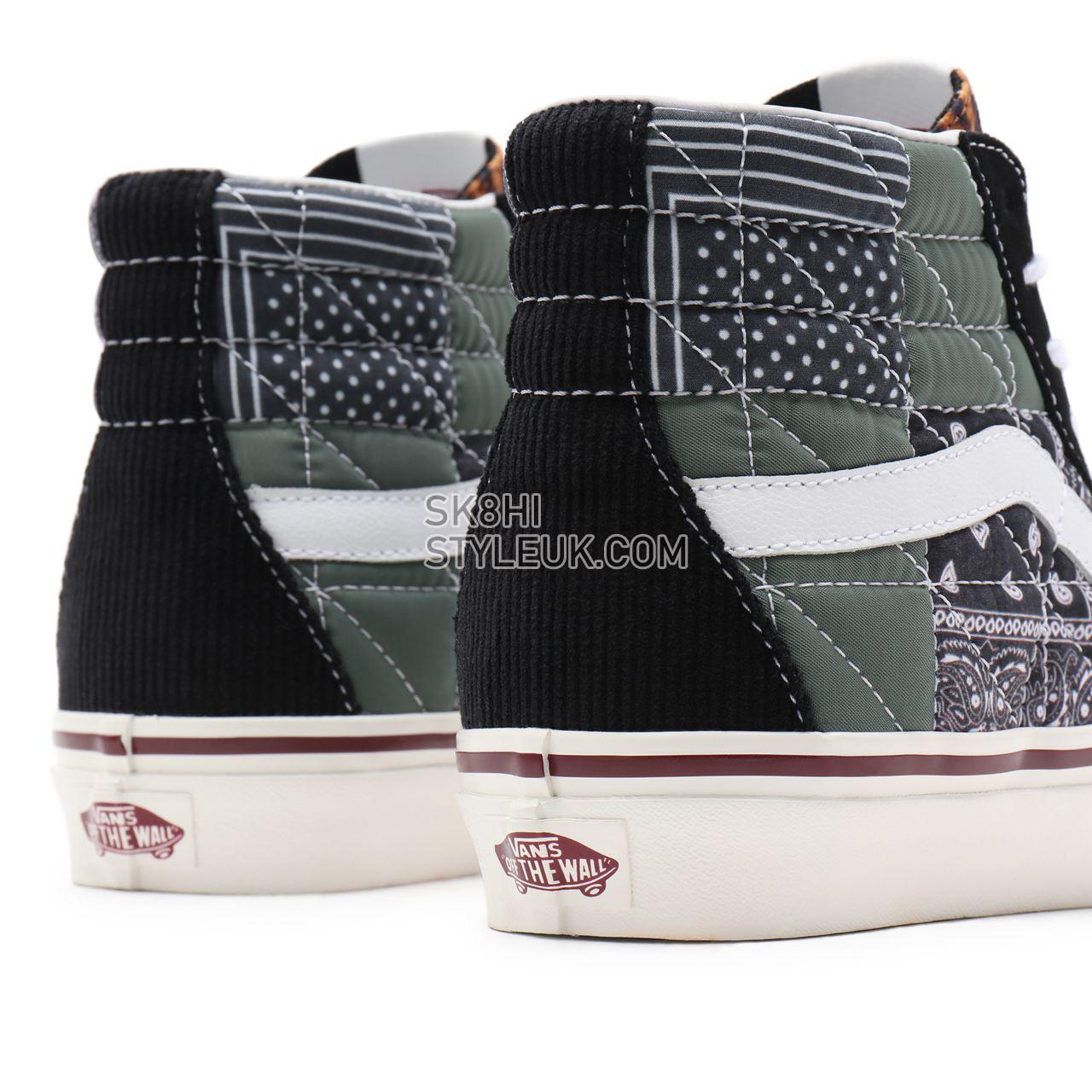 Vans Anaheim Factory Sk8-Hi 38 DX Pw Black Classic Mens Womens - (Anaheim Factory) quilted mix VN0A54FB9GU Shoes