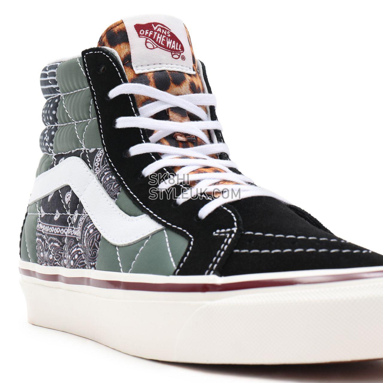 Vans Anaheim Factory Sk8-Hi 38 DX Pw Black Classic Mens Womens - (Anaheim Factory) quilted mix VN0A54FB9GU Shoes