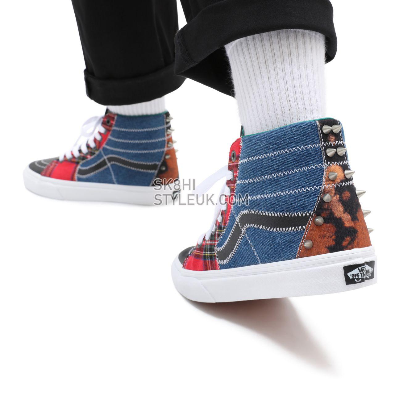 Vans Tartan Daze Sk8-Hi Multicolour Classic Mens Womens - (Tartan Daze) multi/acid dye VN0A32QG9GB Shoes