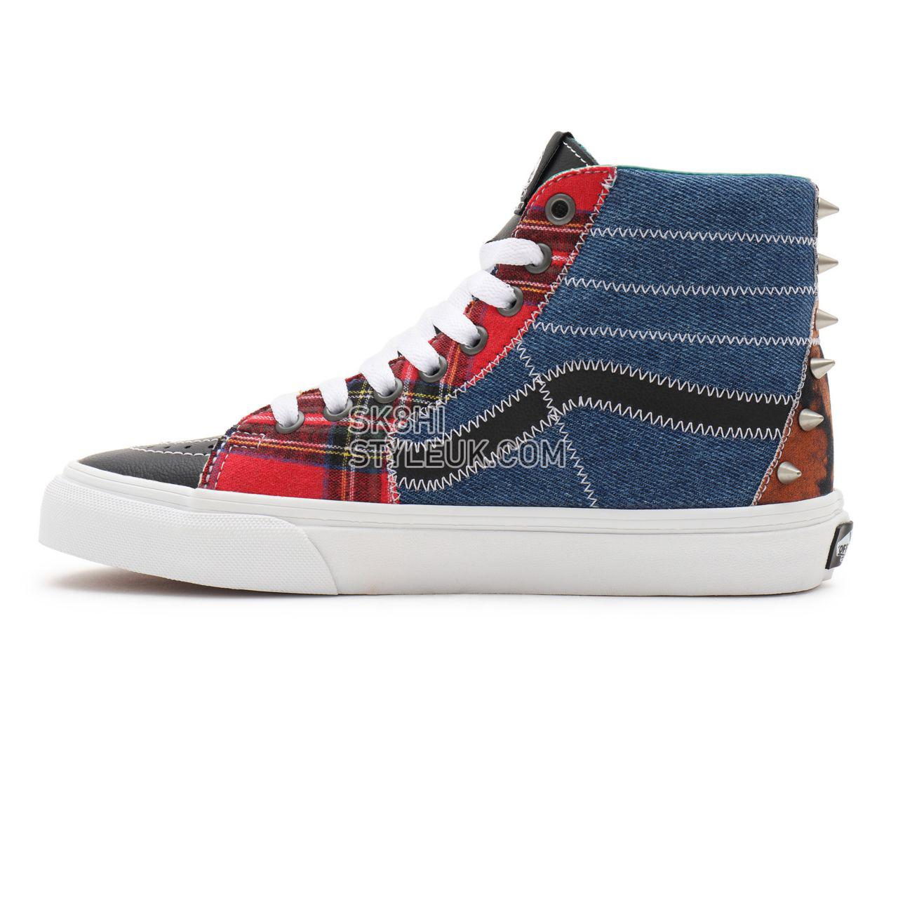 Vans Tartan Daze Sk8-Hi Multicolour Classic Mens Womens - (Tartan Daze) multi/acid dye VN0A32QG9GB Shoes