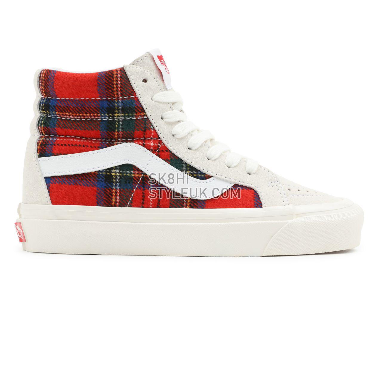 Vans Anaheim Factory Sk8-Hi 38 DX Multicolour Classic Mens Womens - (Anaheim Factory) pendleton/royal stewart tartan VN0A38GF9GT