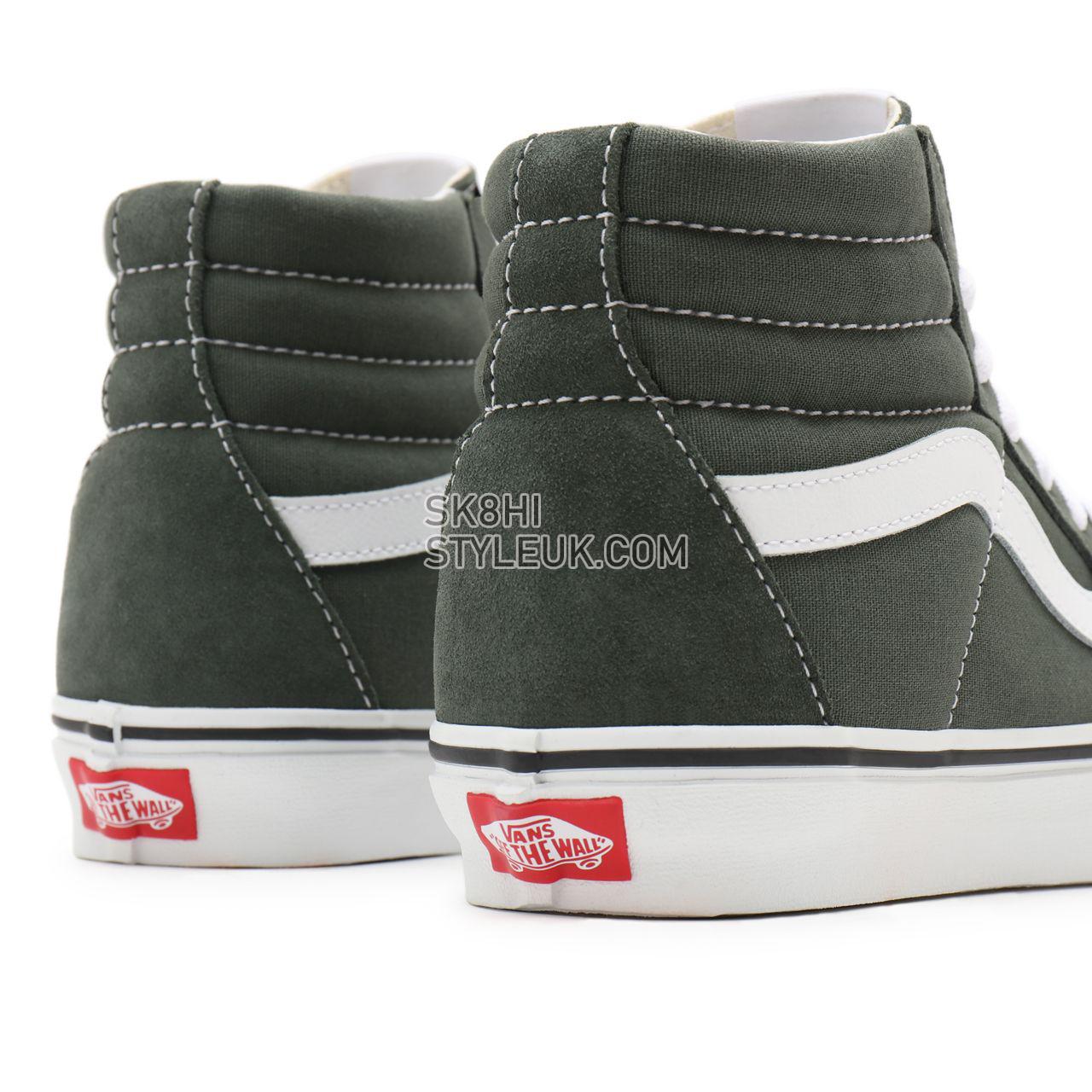 Vans Sk8-Hi Green Classic Mens Womens - thyme/true white VN0A32QG9GF Shoes