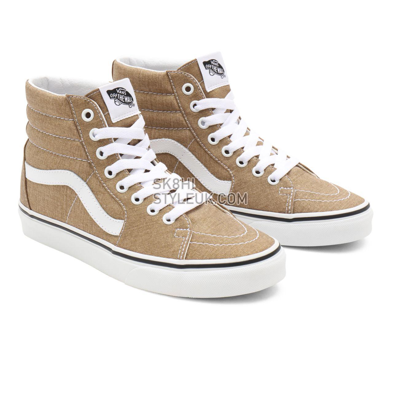 Vans Sk8-Hi Brown Classic Mens Womens - bronze age/true white VN0A32QG9EN Shoes