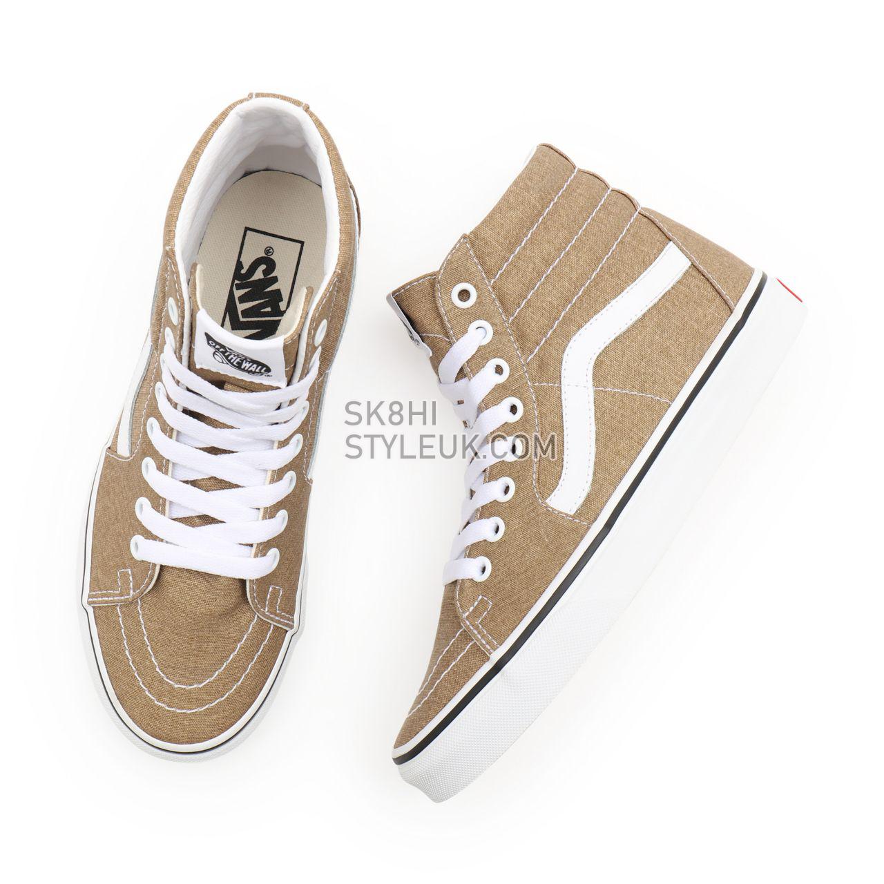 Vans Sk8-Hi Brown Classic Mens Womens - bronze age/true white VN0A32QG9EN Shoes