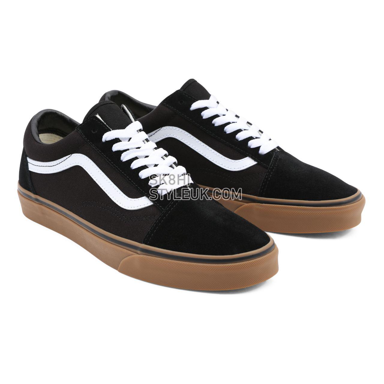 Vans Gumsole Old Skool Black Classic Mens Womens - (Gumsole) Black/Medium Gum VN0001R1GI6 Shoes