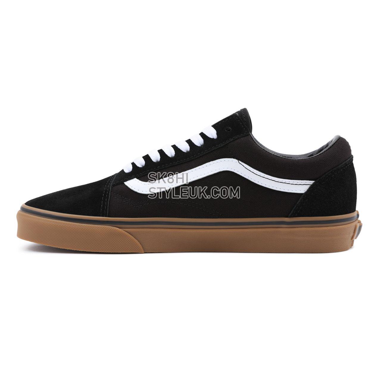 Vans Gumsole Old Skool Black Classic Mens Womens - (Gumsole) Black/Medium Gum VN0001R1GI6 Shoes