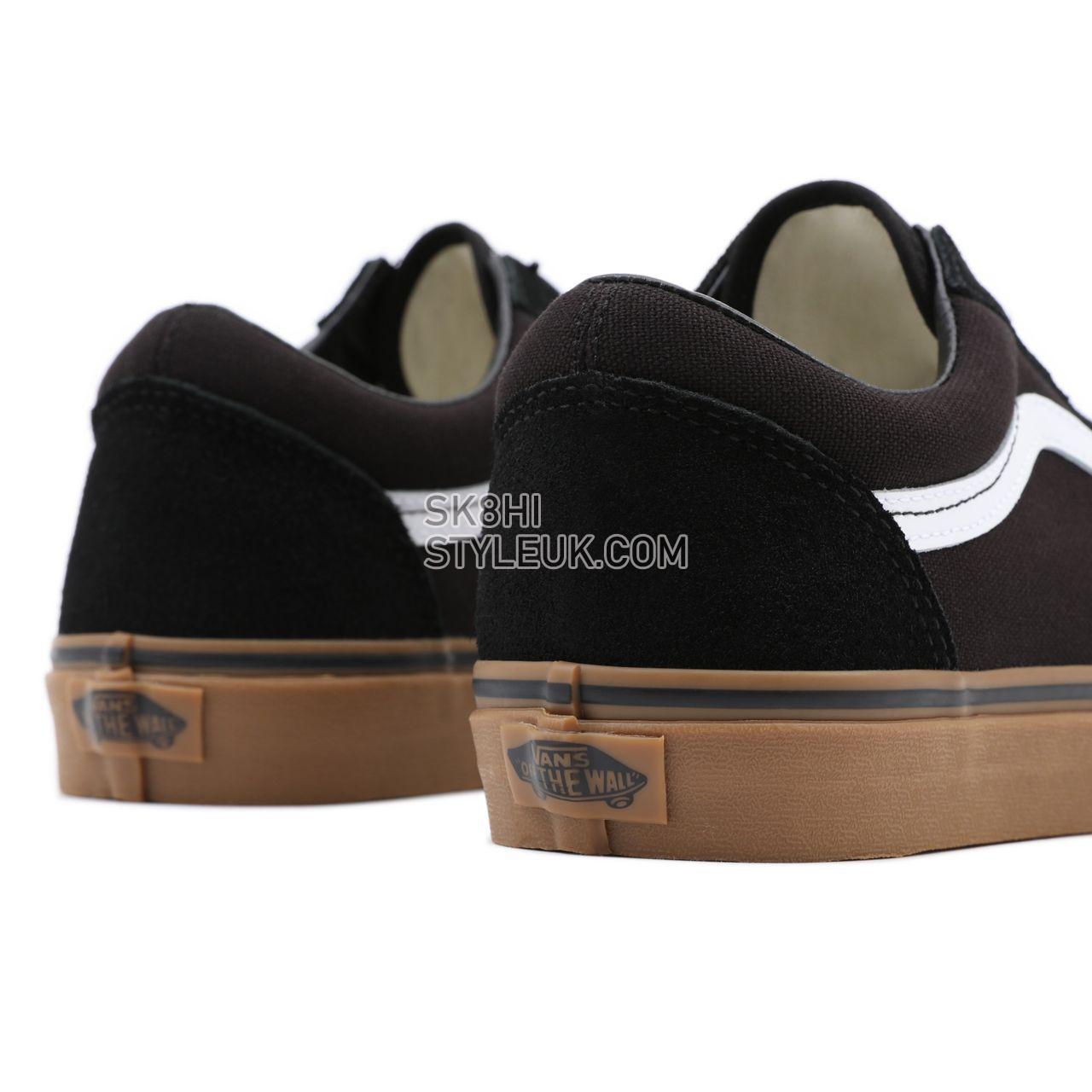 Vans Gumsole Old Skool Black Classic Mens Womens - (Gumsole) Black/Medium Gum VN0001R1GI6 Shoes