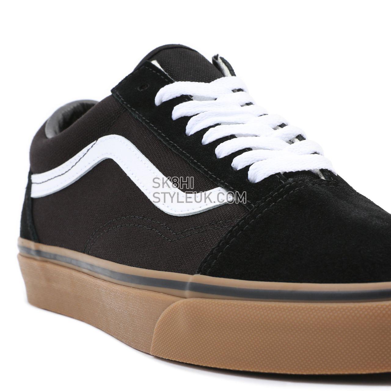 Vans Gumsole Old Skool Black Classic Mens Womens - (Gumsole) Black/Medium Gum VN0001R1GI6 Shoes