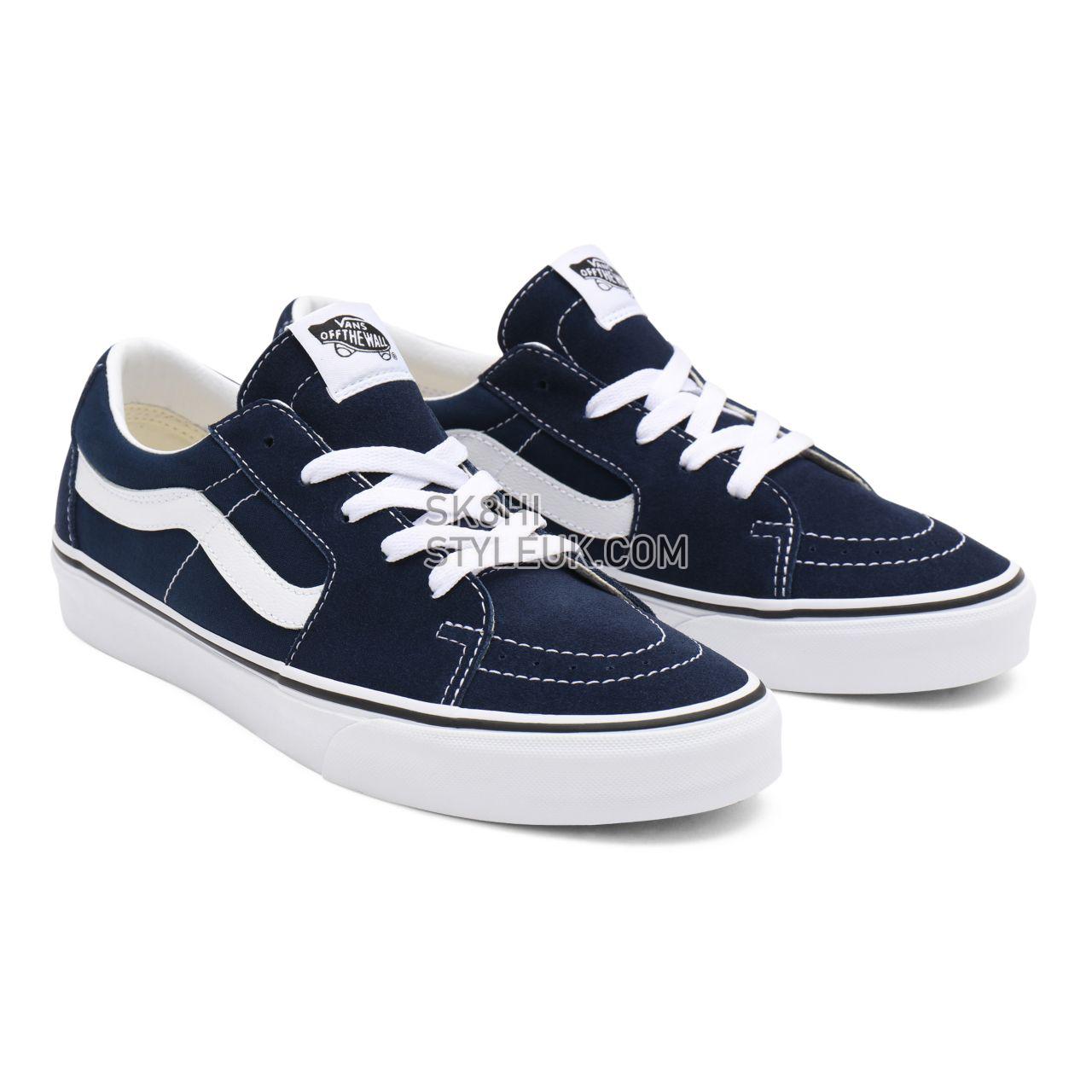 Vans Sk8-Low Navy Classic Mens Womens - Dress Blues/True White VN0A4UUK4M0 Shoes