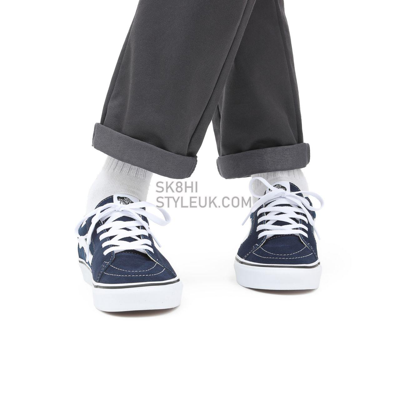 Vans Sk8-Low Navy Classic Mens Womens - Dress Blues/True White VN0A4UUK4M0 Shoes