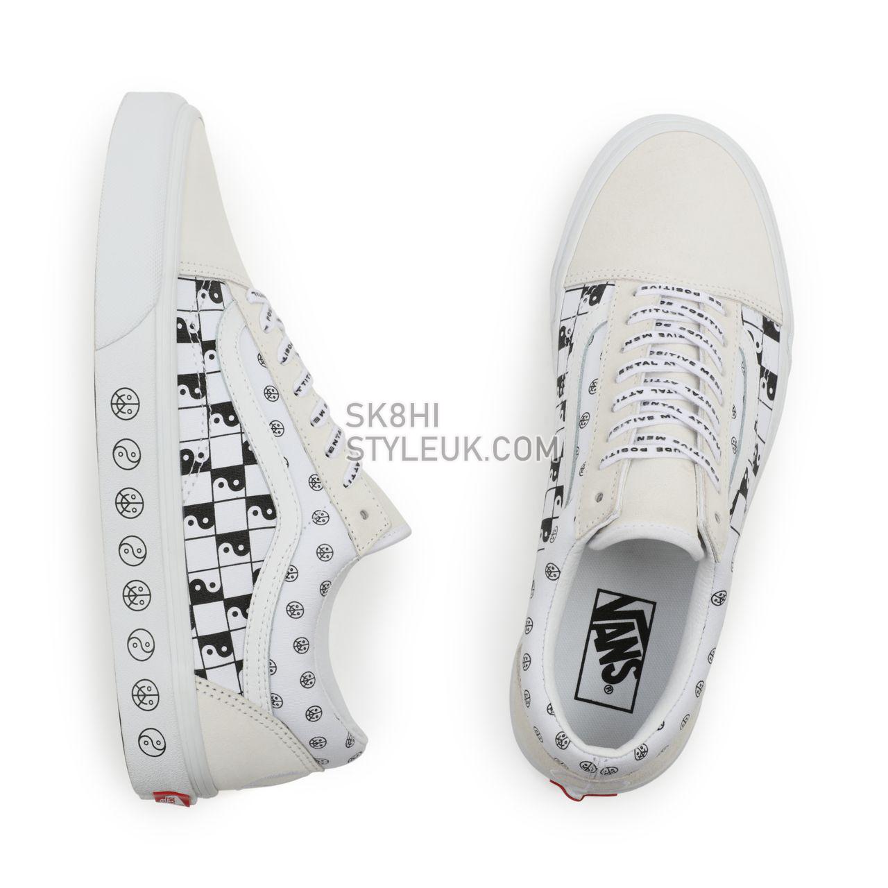 Vans PMA Old Skool White Classic Mens Womens - (Pma) True White/Black VN0A7Q2JBCI Shoes