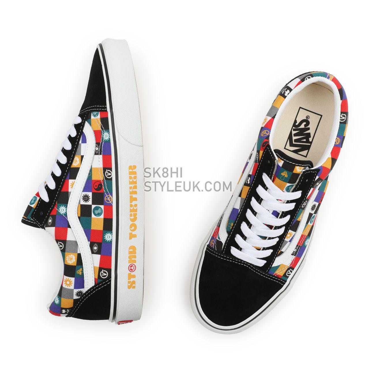 Vans Doodle Old Skool Multicolour Classic Mens Womens - (Doodle) Multi/Black VN0A7Q2JAB6 Shoes