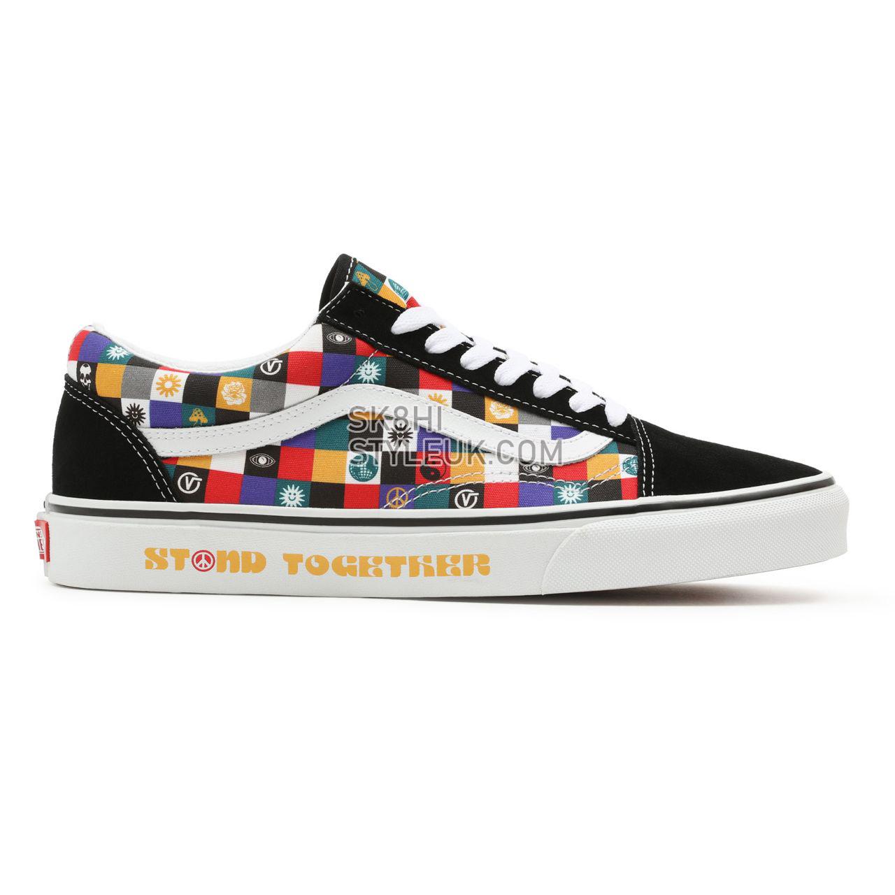 Vans Doodle Old Skool Multicolour Classic Mens Womens - (Doodle) Multi/Black VN0A7Q2JAB6 Shoes