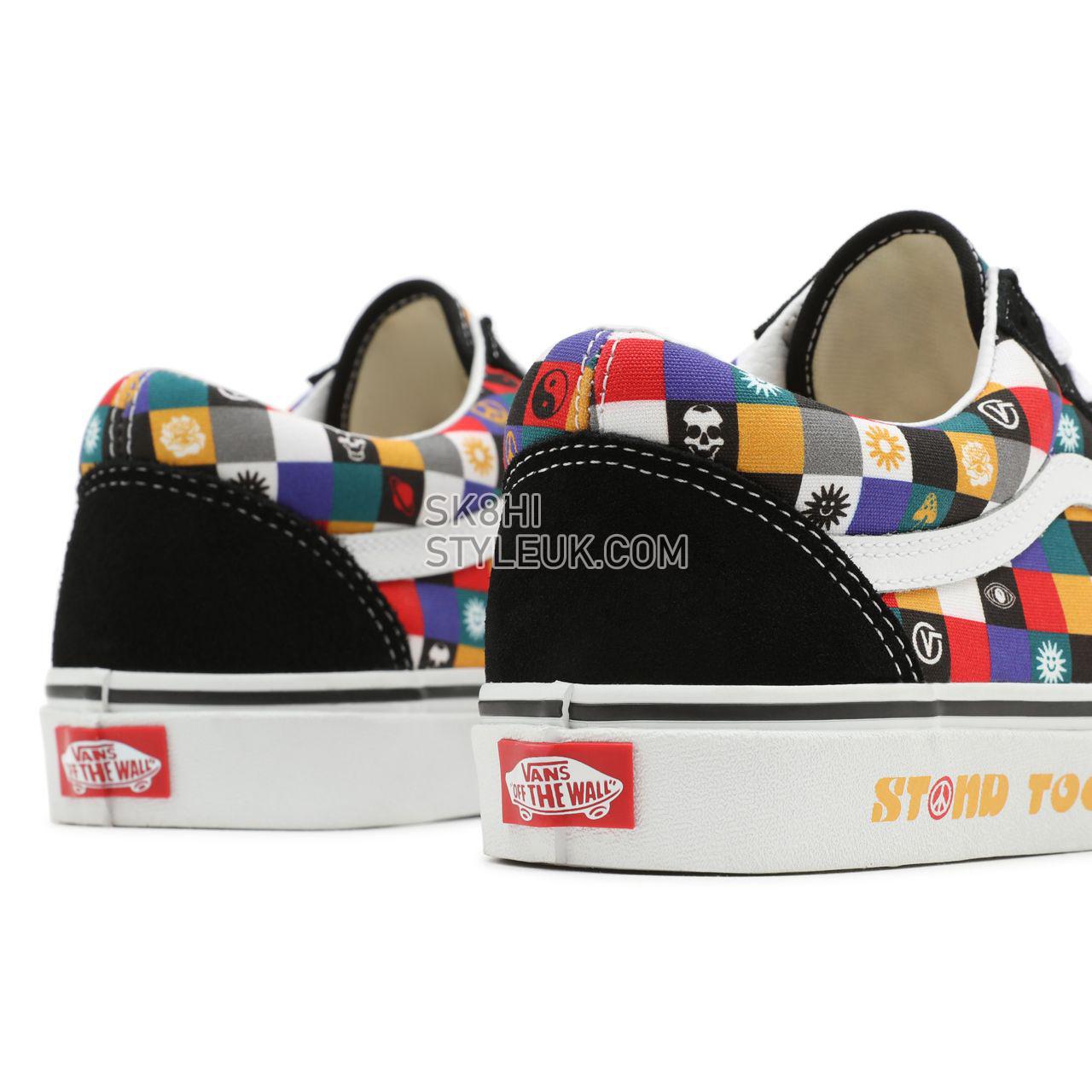 Vans Doodle Old Skool Multicolour Classic Mens Womens - (Doodle) Multi/Black VN0A7Q2JAB6 Shoes