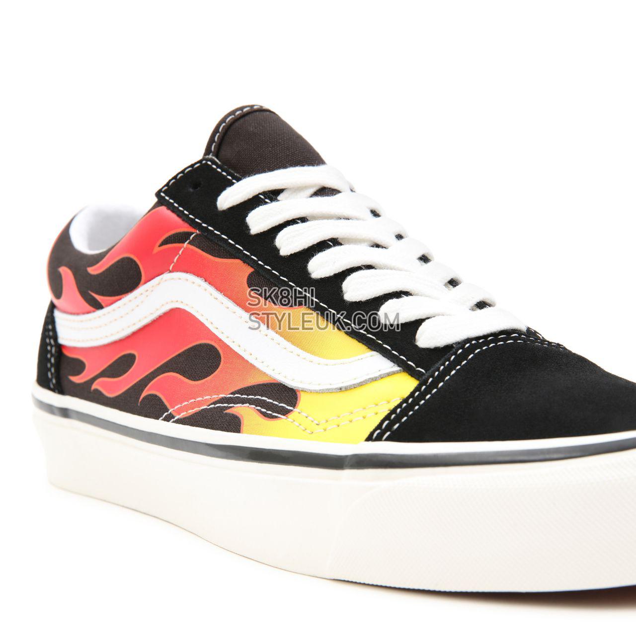 Vans Anaheim Factory Old Skool 36 DX Black Classic Mens Womens - (Anaheim Factory) Epic Flame/Black/True White VN0A54F3423 Shoes