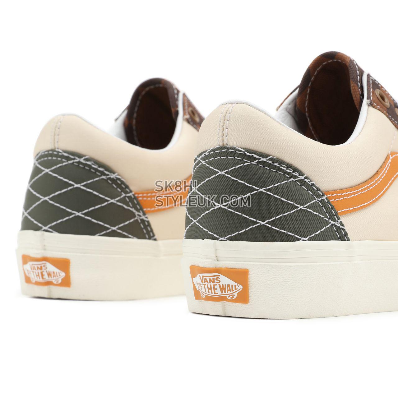 Vans Mixed Utility Old Skool Brown Classic Mens Womens - (Mixed Utility) Checkerboard/Multi VN0A5JMI94R Shoes