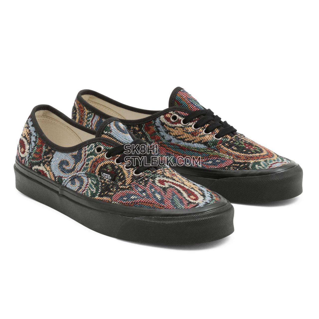 Vans Tapestry Authentic 44 DX Multicolour Classic Mens Womens - (Tapestry) Multi 2/Blue VN0A38ENAB8 Shoes