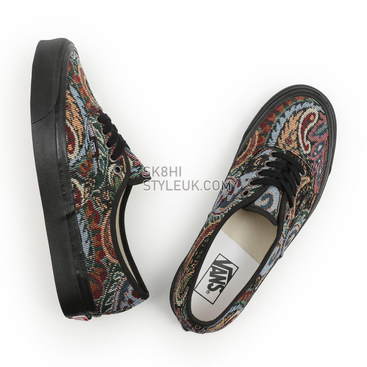 Vans Tapestry Authentic 44 DX Multicolour Classic Mens Womens - (Tapestry) Multi 2/Blue VN0A38ENAB8 Shoes