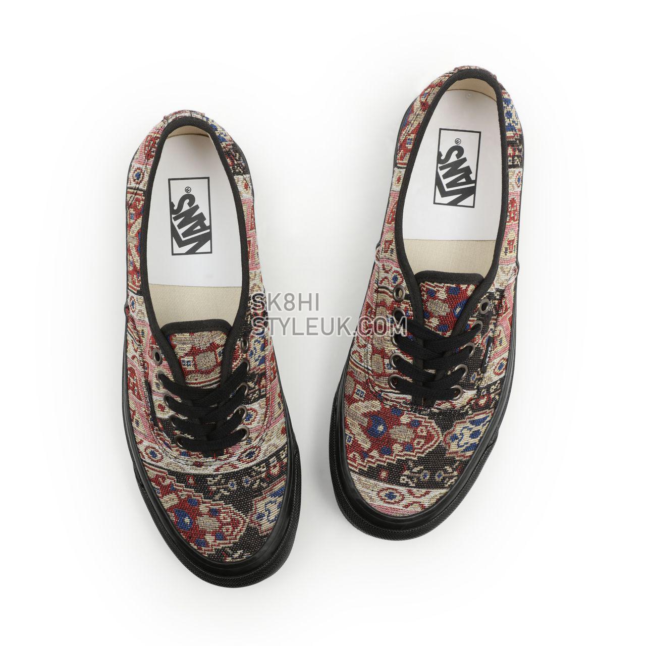 Vans Tapestry Authentic 44 DX Multicolour Classic Mens Womens - (Tapestry) Multi 1/Red VN0A38ENAB7 Shoes