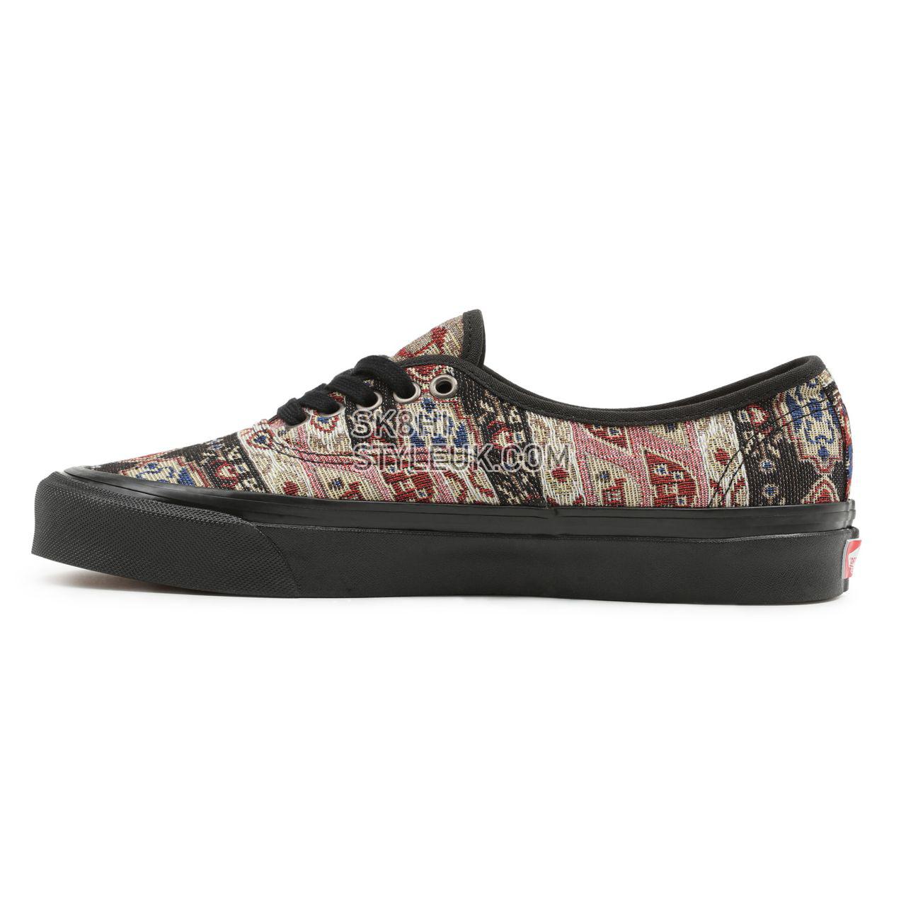 Vans Tapestry Authentic 44 DX Multicolour Classic Mens Womens - (Tapestry) Multi 1/Red VN0A38ENAB7 Shoes