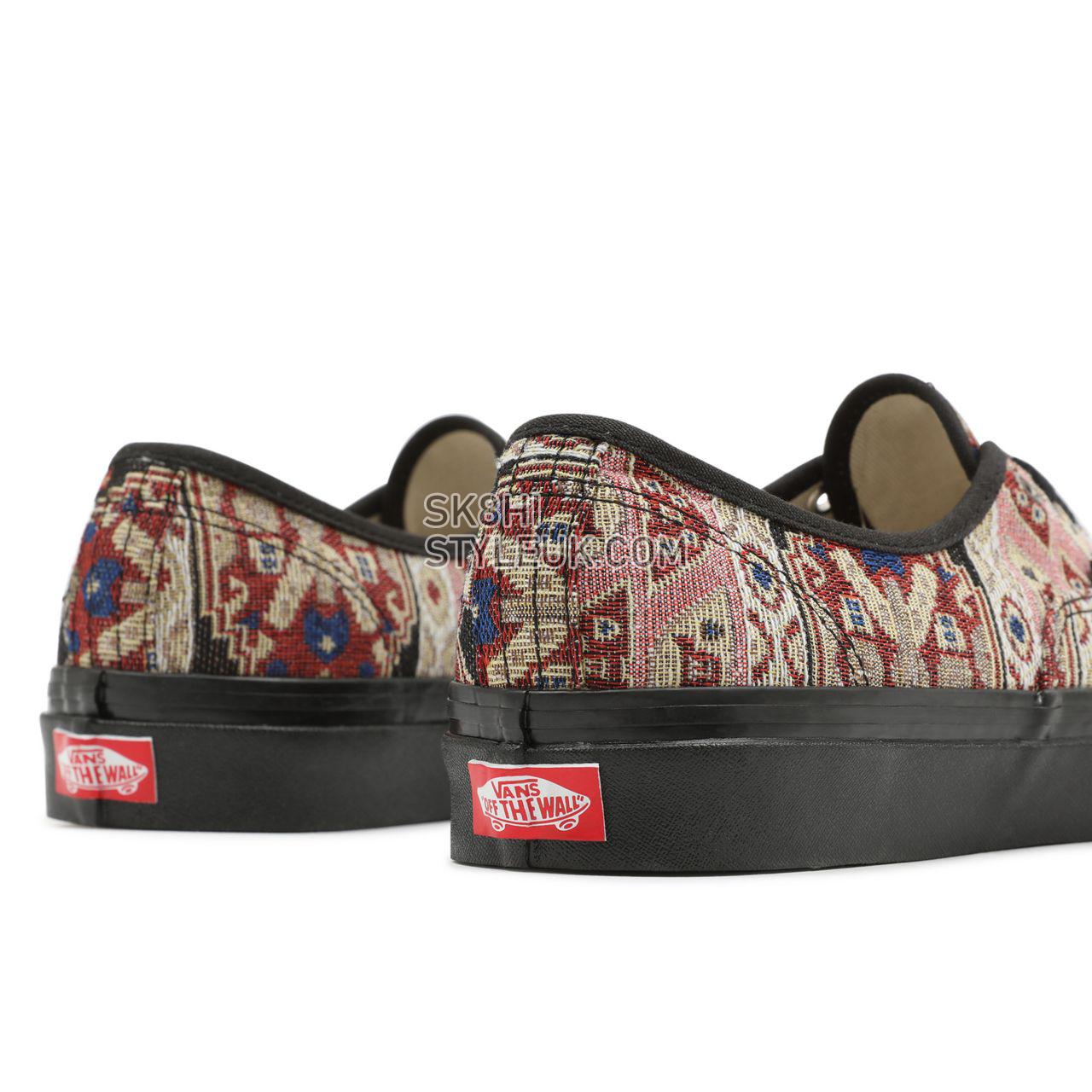 Vans Tapestry Authentic 44 DX Multicolour Classic Mens Womens - (Tapestry) Multi 1/Red VN0A38ENAB7 Shoes