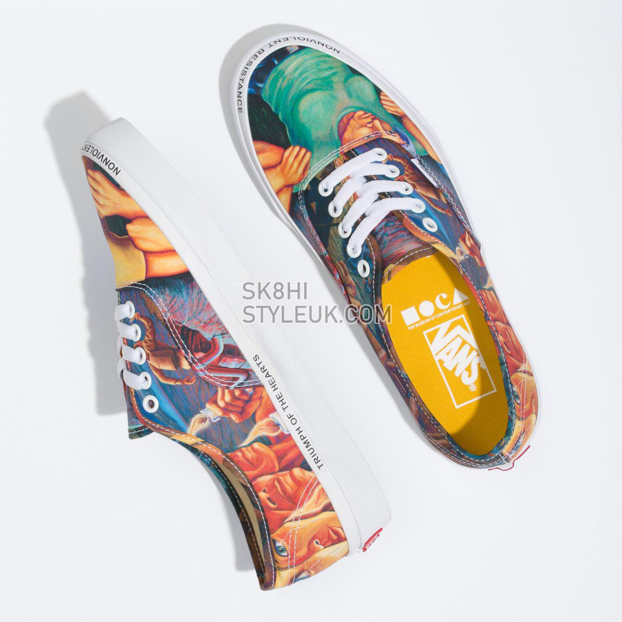 Vans X MOCA Judy Baca Authentic Multicolour Classic Mens Womens - (Moca) Judy Baca VN0A5KRDYQ8 Shoes