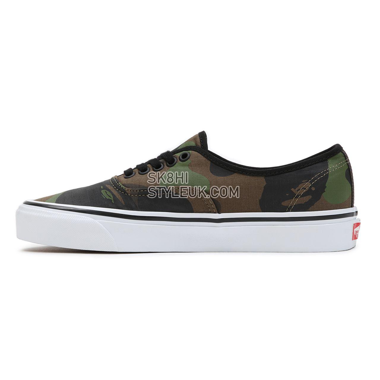 Vans x BAPE Authentic  44 DX Green Classic Mens Womens - (Vans X Bape) Og Camo Green VN0A38EN7BC Shoes