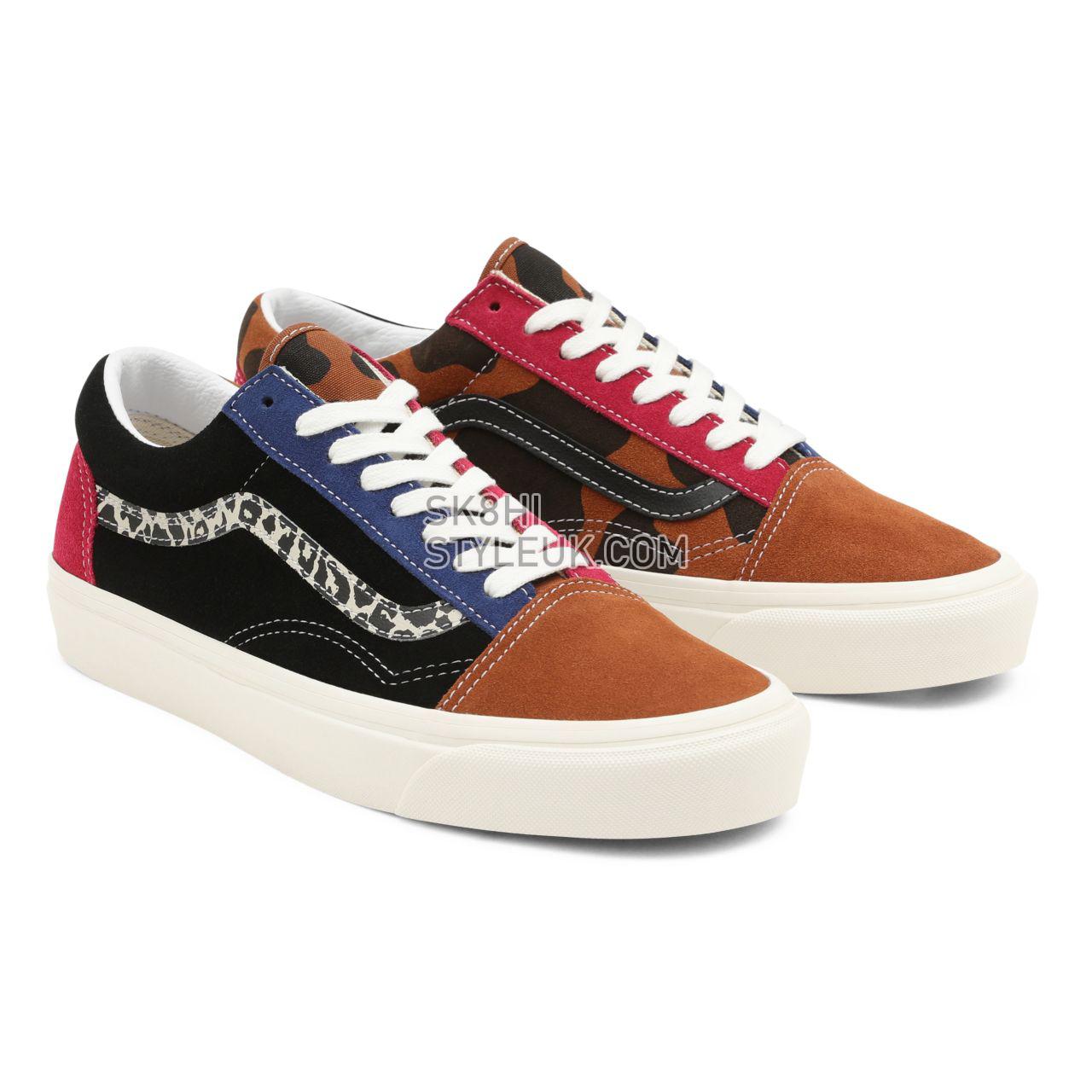 Vans Anaheim Factory Old Skool 36 DX Multicolour Classic Mens Womens - (Anaheim Factory) Animal Mix/Black VN0A54F396M Shoes