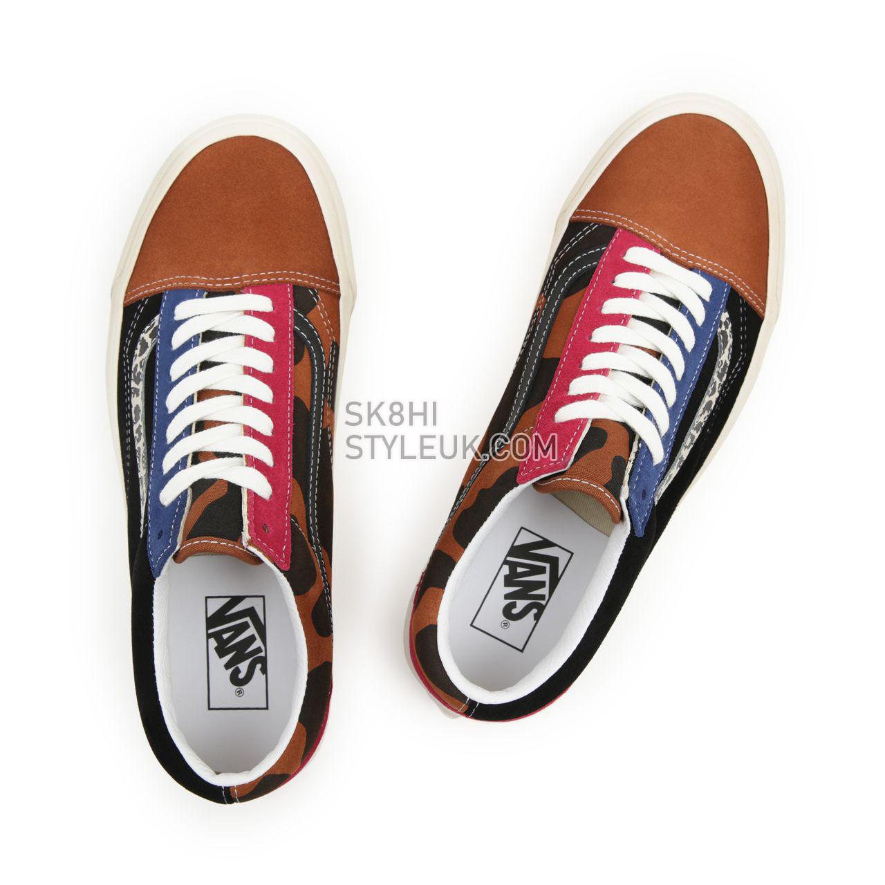 Vans Anaheim Factory Old Skool 36 DX Multicolour Classic Mens Womens - (Anaheim Factory) Animal Mix/Black VN0A54F396M Shoes