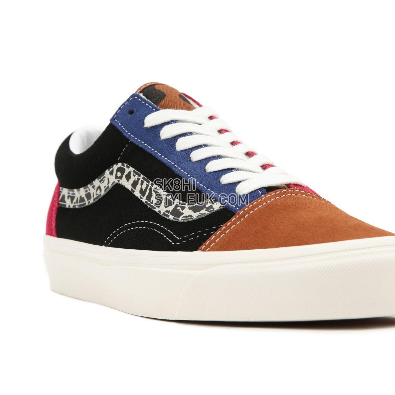 Vans Anaheim Factory Old Skool 36 DX Multicolour Classic Mens Womens - (Anaheim Factory) Animal Mix/Black VN0A54F396M Shoes