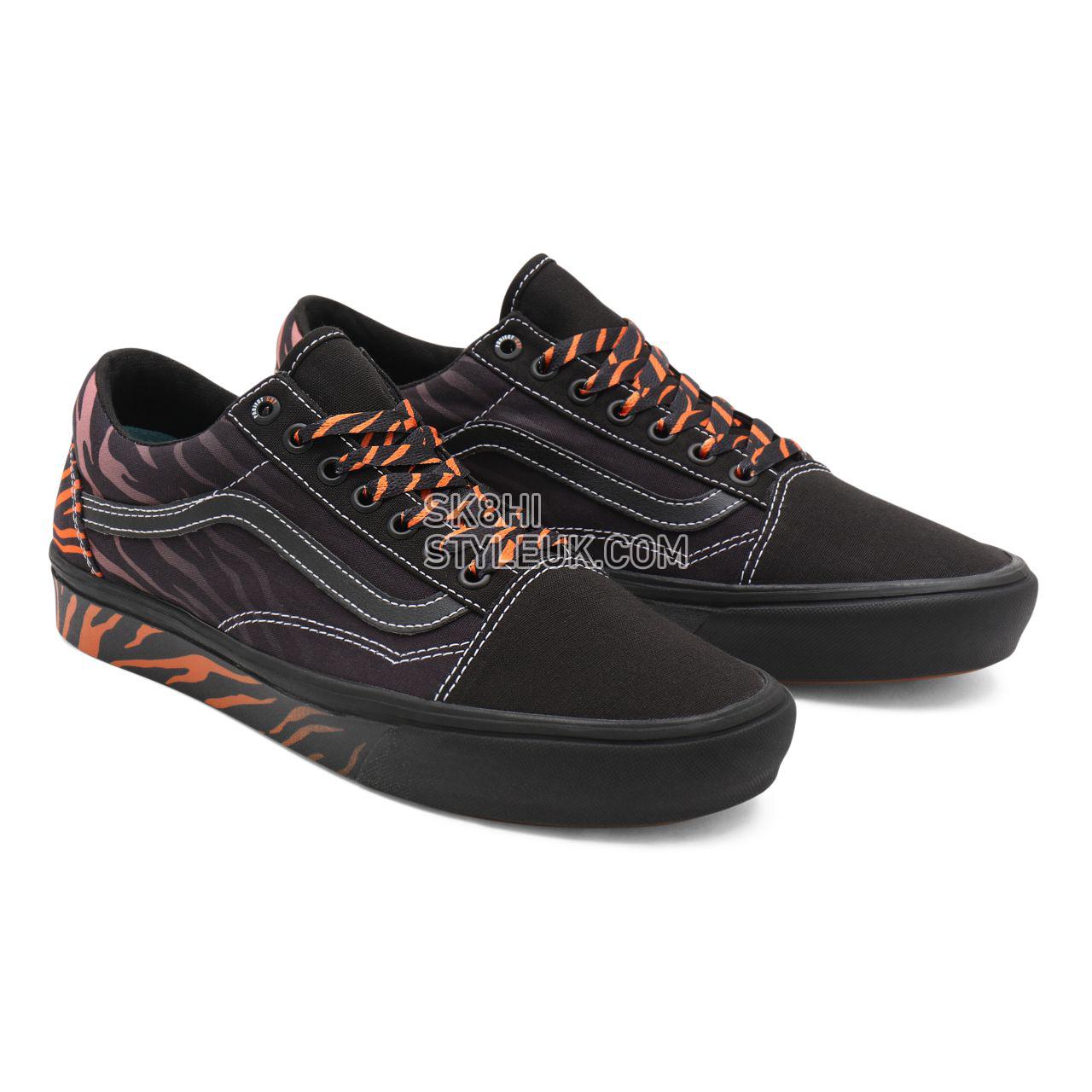 Vans x Project CAT ComfyCush Old Skool Black Classic Mens Womens - (Discovery) projectCAT/fade VN0A5DYC9KH Shoes