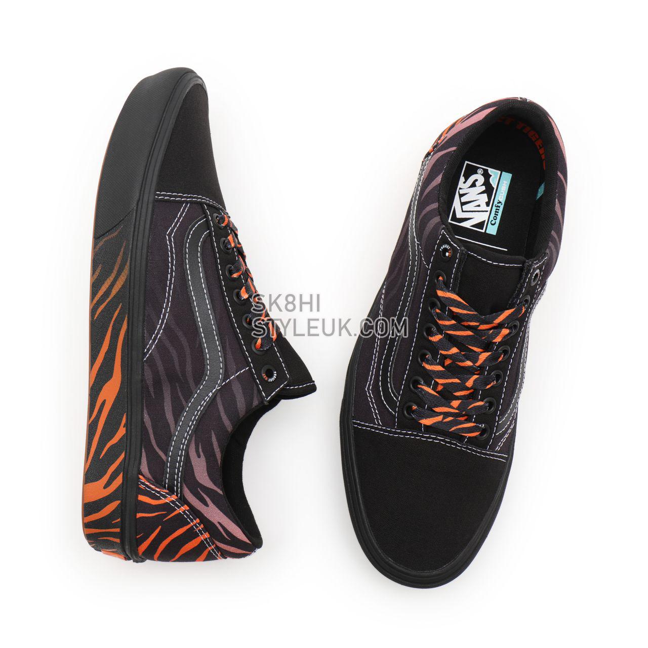 Vans x Project CAT ComfyCush Old Skool Black Classic Mens Womens - (Discovery) projectCAT/fade VN0A5DYC9KH Shoes