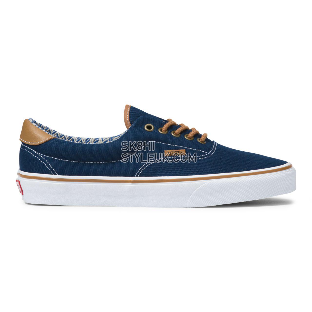 Vans C&L Era 59 Blue Classic Mens Womens - (C&L) navy/chevron VN0A34589ME Shoes