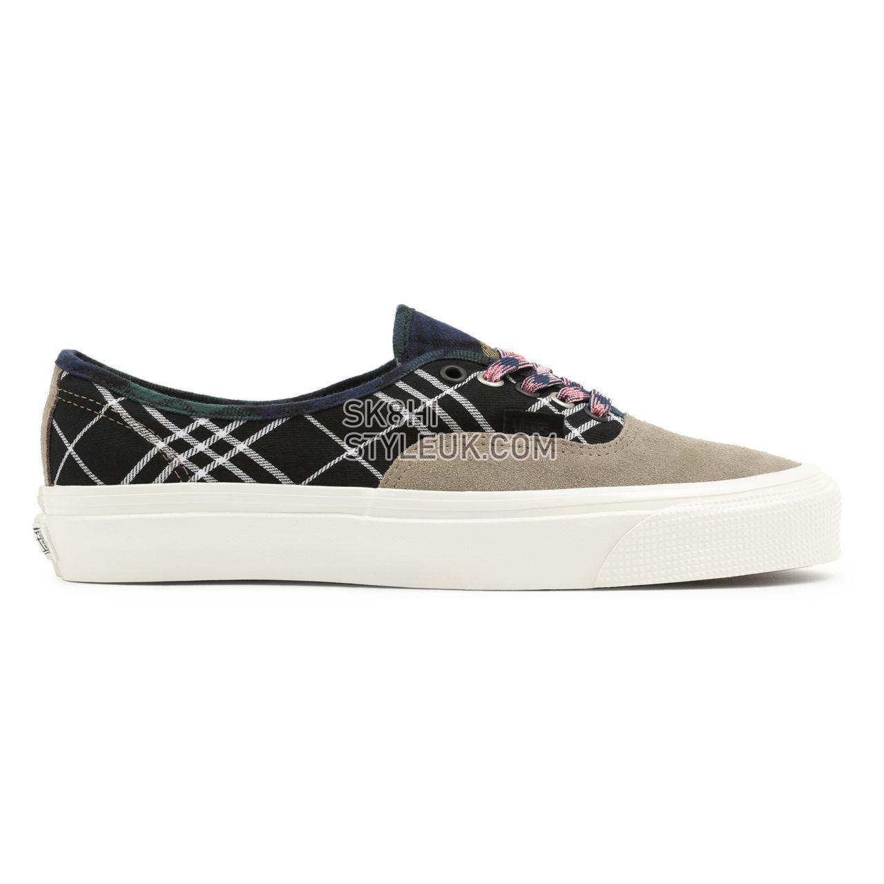 Vans Anaheim Factory Authentic 44 DX Multicolour Classic Mens Womens - (Anaheim Factory) Plaid Mix/Olive VN0A5KX48F8 Shoes