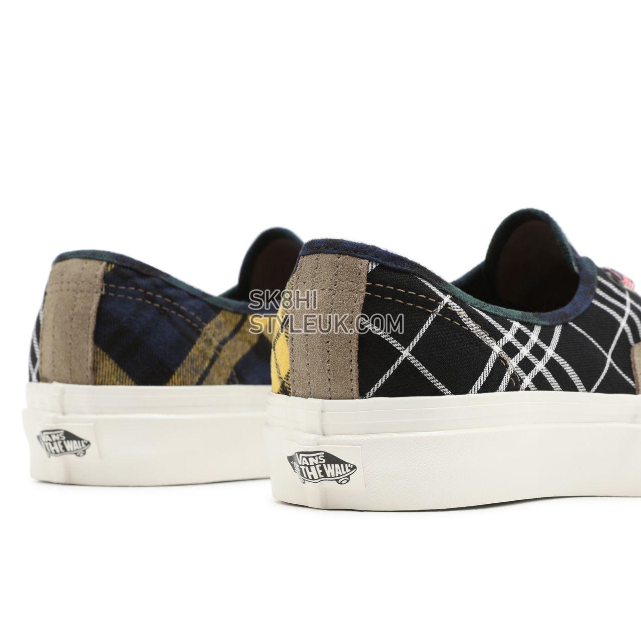 Vans Anaheim Factory Authentic 44 DX Multicolour Classic Mens Womens - (Anaheim Factory) Plaid Mix/Olive VN0A5KX48F8 Shoes